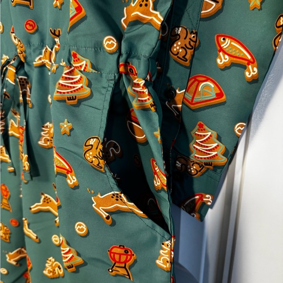 Magellan Outdoors Novelty Holiday Shirtdress NWT - Picture 5 of 8